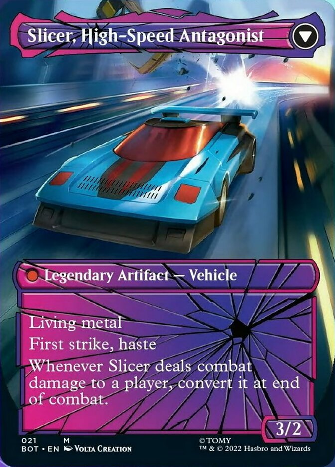 Slicer, Hired Muscle // Slicer, High-Speed Antagonist (Shattered Glass) [Transformers] | Total Play