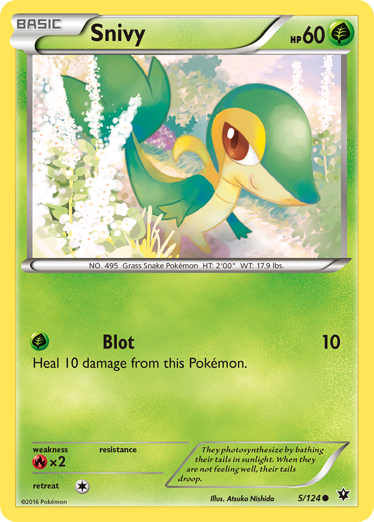 Snivy (5/124) [XY: Fates Collide] | Total Play