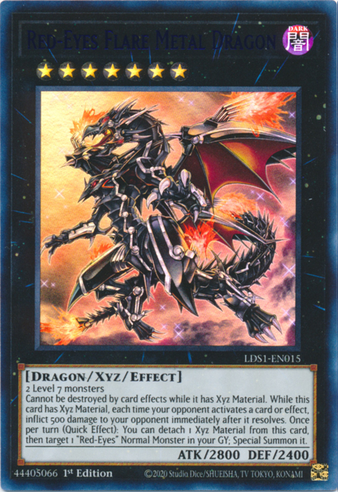 Red-Eyes Flare Metal Dragon (Blue) [LDS1-EN015] Ultra Rare | Total Play