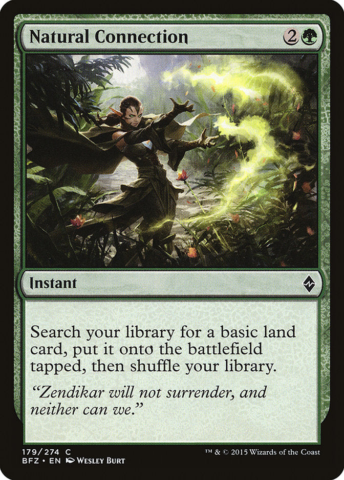Natural Connection [Battle for Zendikar] | Total Play