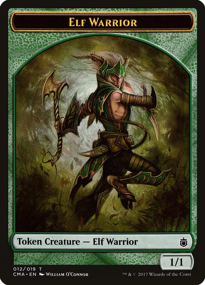 Elf Warrior Token [Commander Anthology Tokens] | Total Play