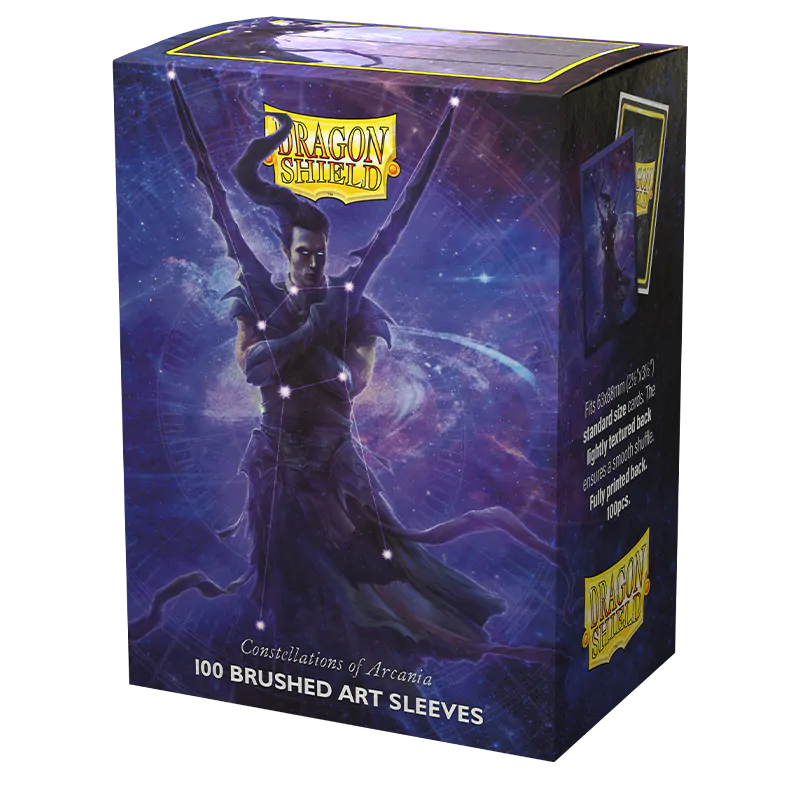 Dragon Shield: Standard 100ct Brushed Art Sleeves - Constellations (Alaric) | Total Play