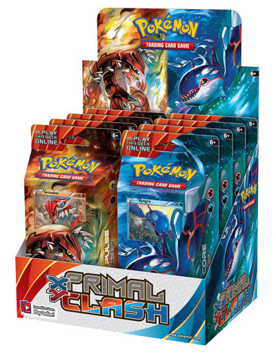 XY: Primal Clash - Theme Deck Display | Total Play