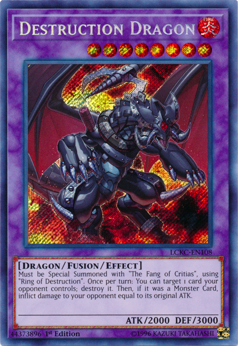 Destruction Dragon [LCKC-EN108] Secret Rare | Total Play