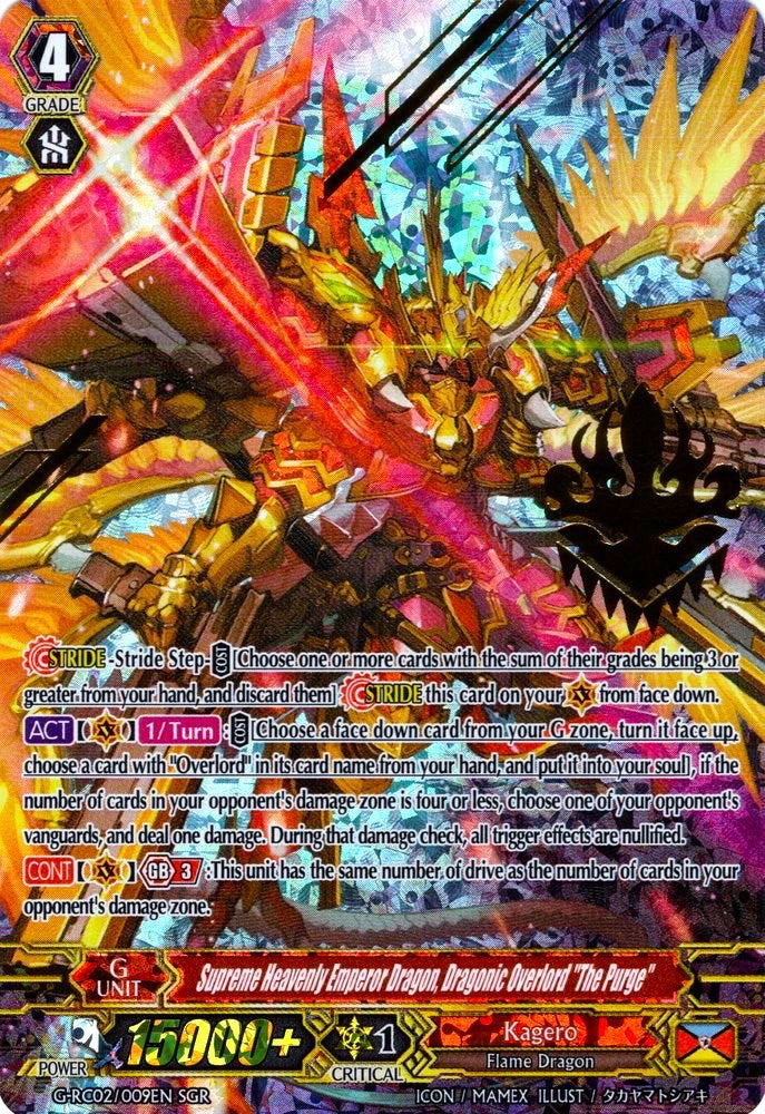 Supreme Heavenly Emperor Dragon, Dragonic Overlord "The Purge" (G-RC02/009EN) [Revival Collection] | Total Play