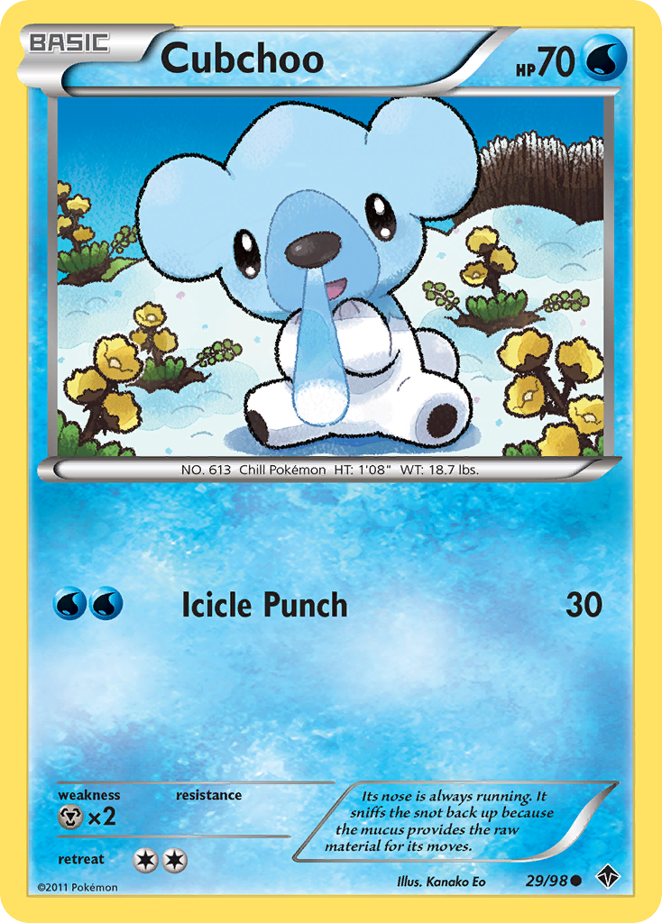 Cubchoo (29/98) [Black & White: Emerging Powers] | Total Play