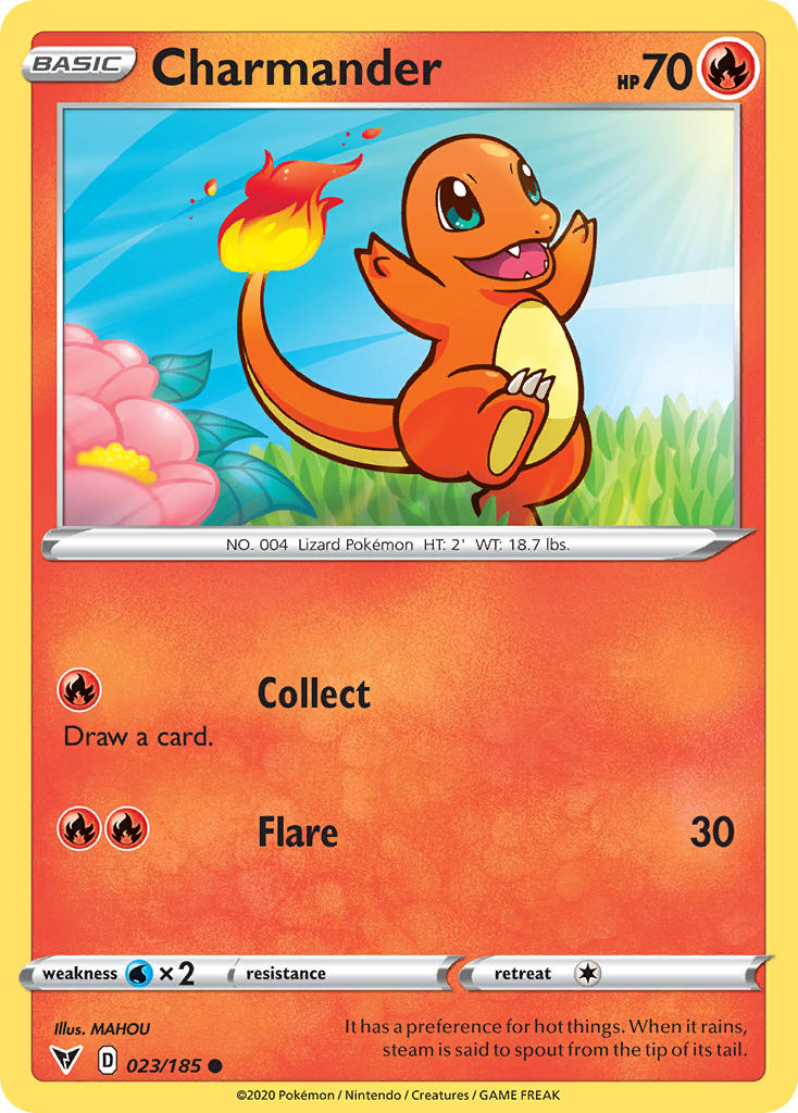 Charmander (023/185) [Sword & Shield: Vivid Voltage] | Total Play