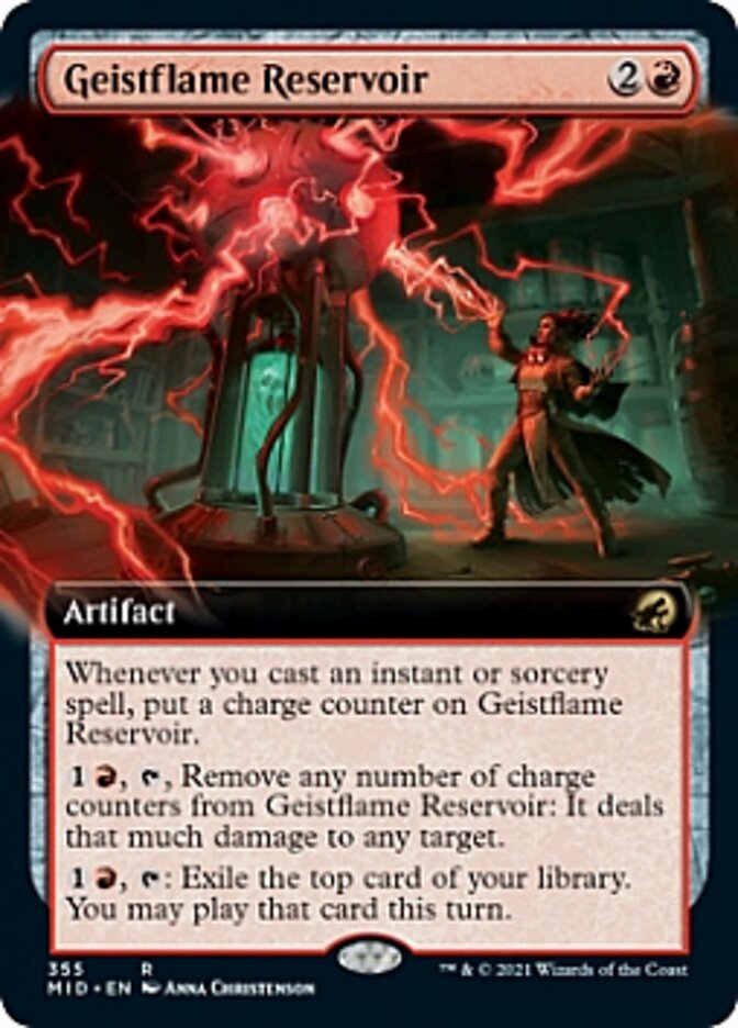 Geistflame Reservoir (Extended Art) [Innistrad: Midnight Hunt] | Total Play