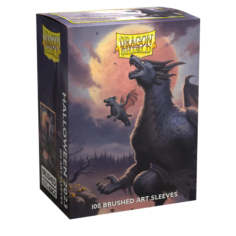 Dragon Shield: Standard 100ct Brushed Art Sleeves - Halloween (2023) | Total Play