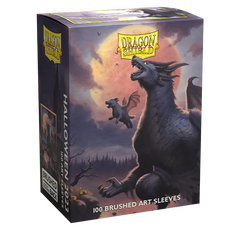 Dragon Shield: Standard 100ct Brushed Art Sleeves - Halloween (2023) | Total Play