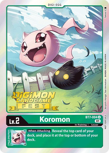 Koromon [BT7-004] (Digimon Card Game Fest 2022) [Next Adventure Promos] | Total Play