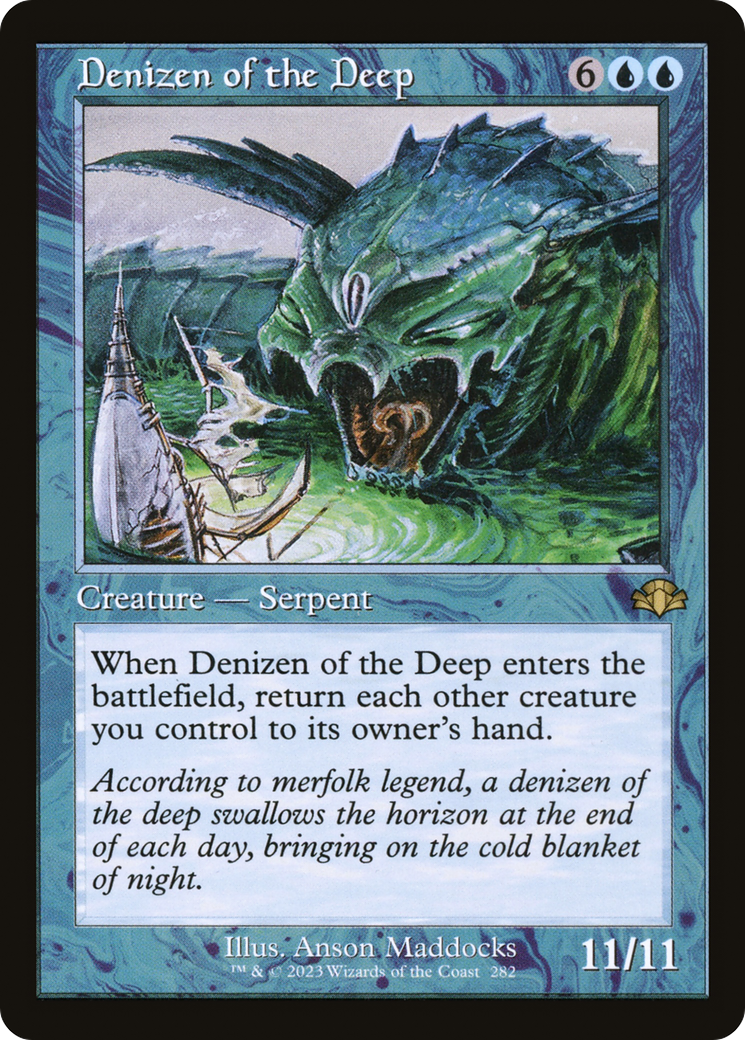 Denizen of the Deep (Retro) [Dominaria Remastered] | Total Play