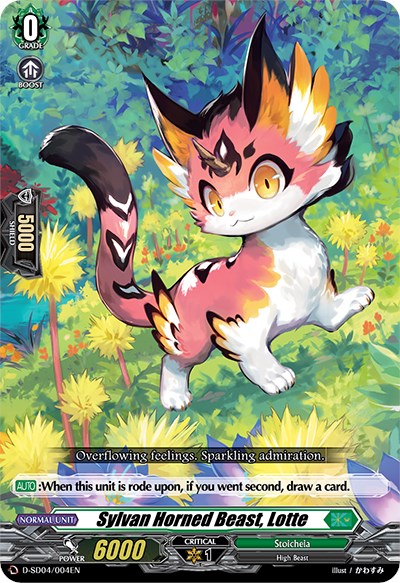 Sylvan Horned Beast, Lotte (D-SD04/004EN) [Megumi Okura: Sylvan King] | Total Play