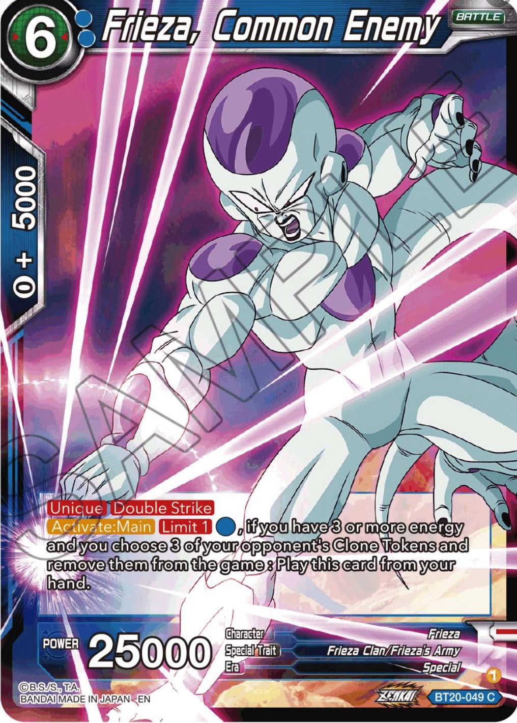 Frieza, Common Enemy (BT20-049) [Power Absorbed] | Total Play