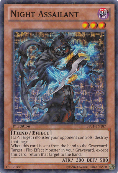 Night Assailant [BP01-EN187] Starfoil Rare | Total Play