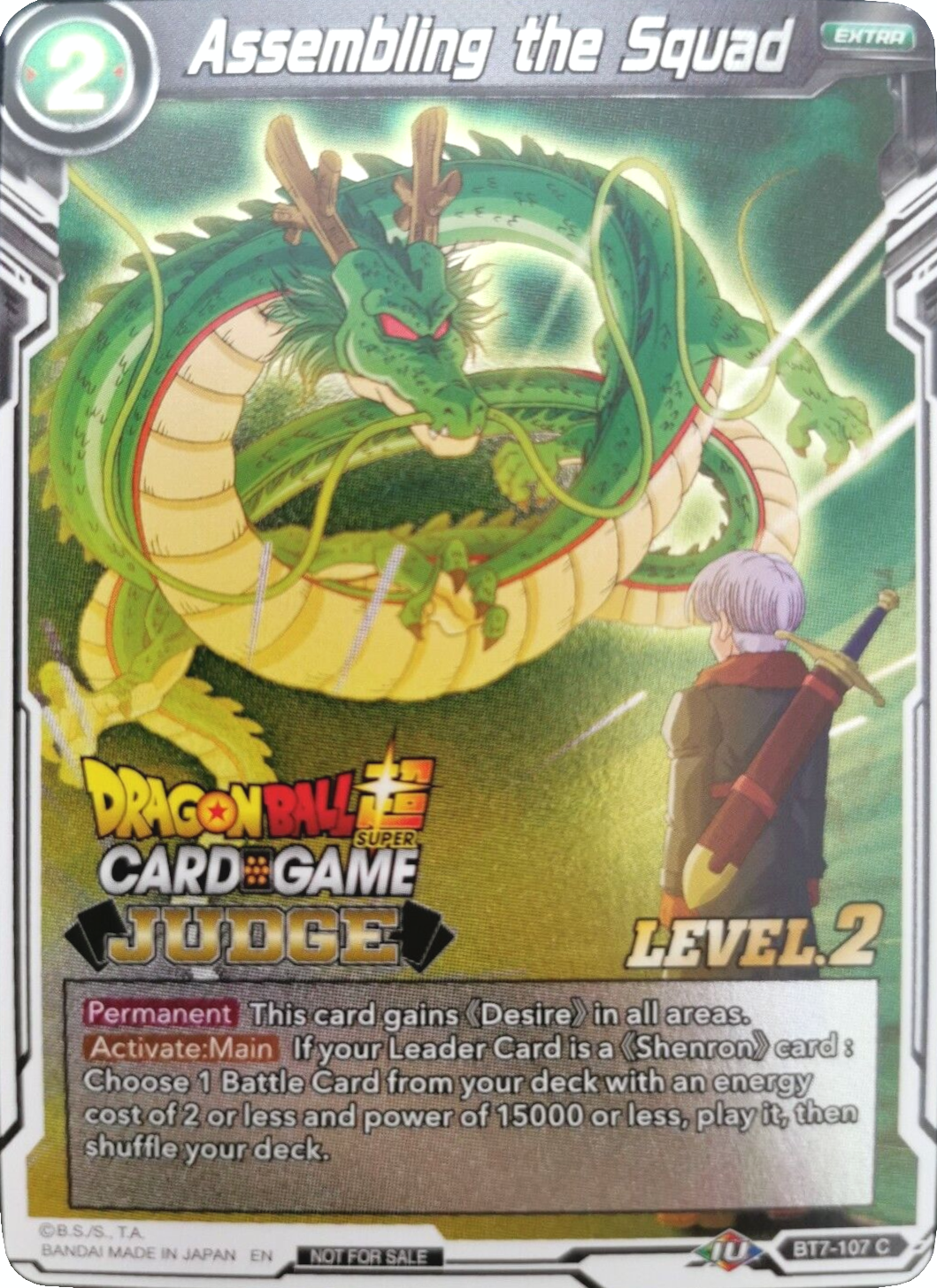 Assembling the Squad (Level 2) (BT7-107) [Judge Promotion Cards] | Total Play