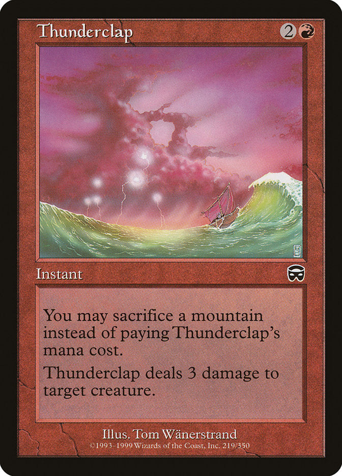 Thunderclap [Mercadian Masques] | Total Play
