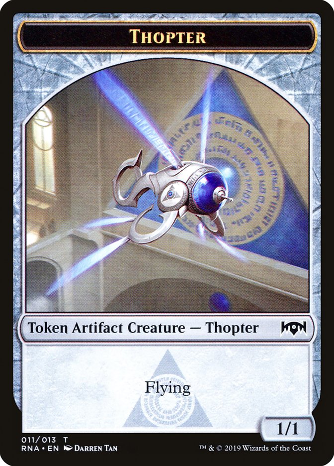 Bird // Thopter Double-Sided Token [Ravnica Allegiance Guild Kit Tokens] | Total Play