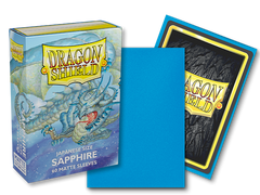 Dragon Shield: Japanese Size 60ct Sleeves - Sapphire (Matte) | Total Play
