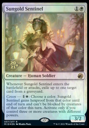 Sungold Sentinel [Innistrad: Midnight Hunt Prerelease Promos] | Total Play