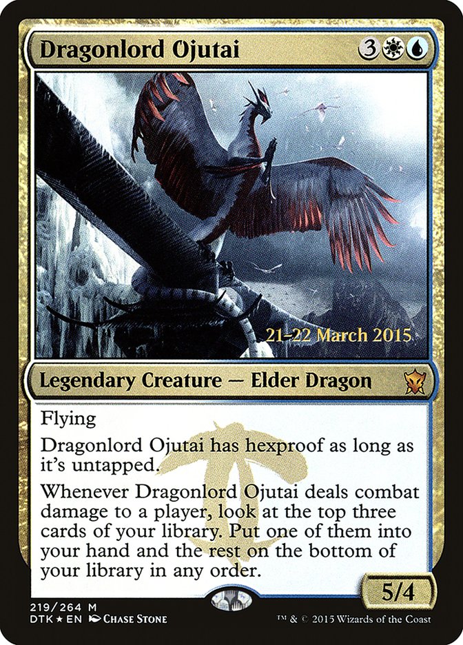 Dragonlord Ojutai [Dragons of Tarkir Prerelease Promos] | Total Play