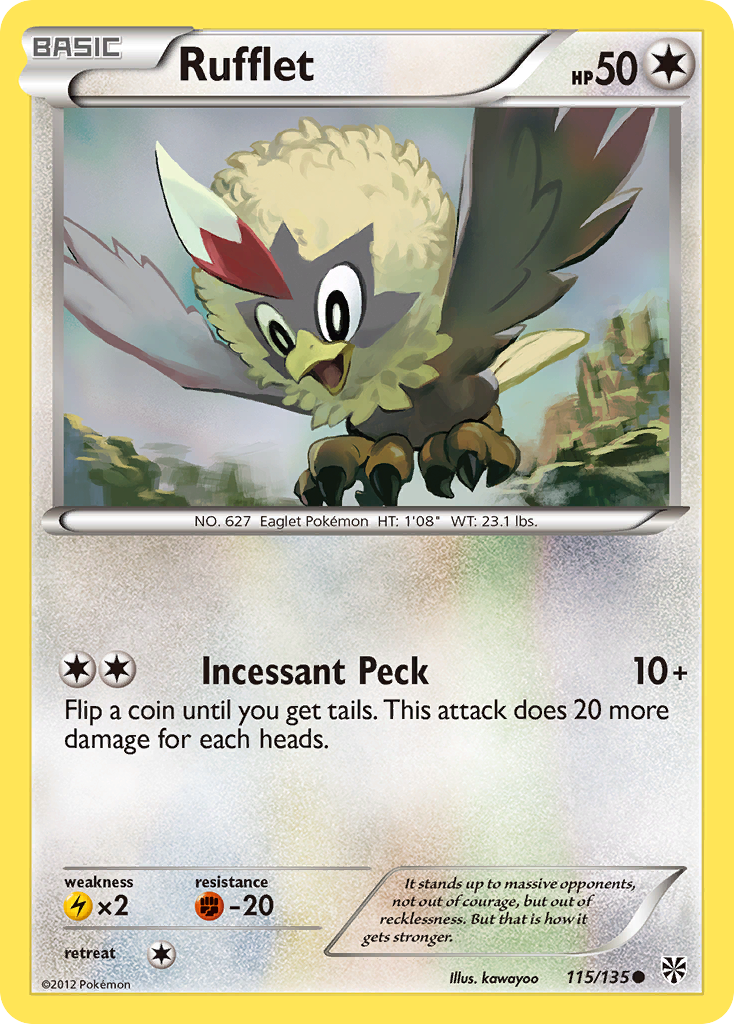 Rufflet (115/135) [Black & White: Plasma Storm] | Total Play