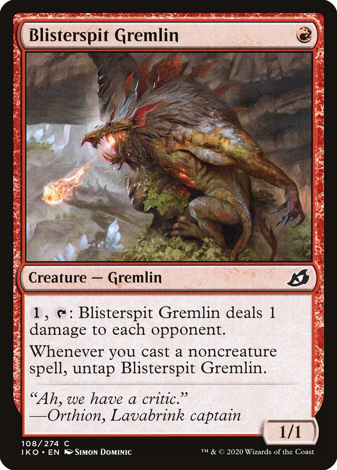 Blisterspit Gremlin [Ikoria: Lair of Behemoths] | Total Play