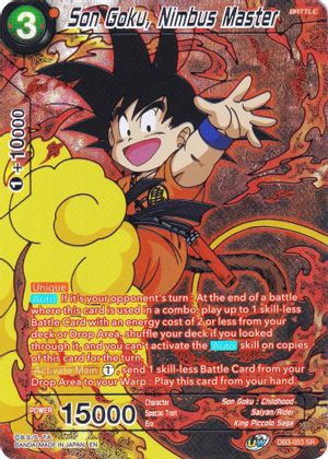 Son Goku, Nimbus Master (DB3-003) [Collector's Selection Vol. 2] | Total Play