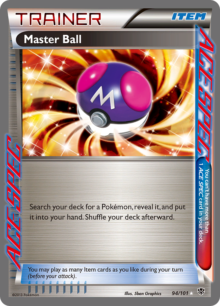 Master Ball (94/101) [Black & White: Plasma Blast] | Total Play