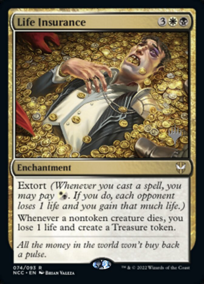 Life Insurance (Promo Pack) [Streets of New Capenna Commander Promos] | Total Play