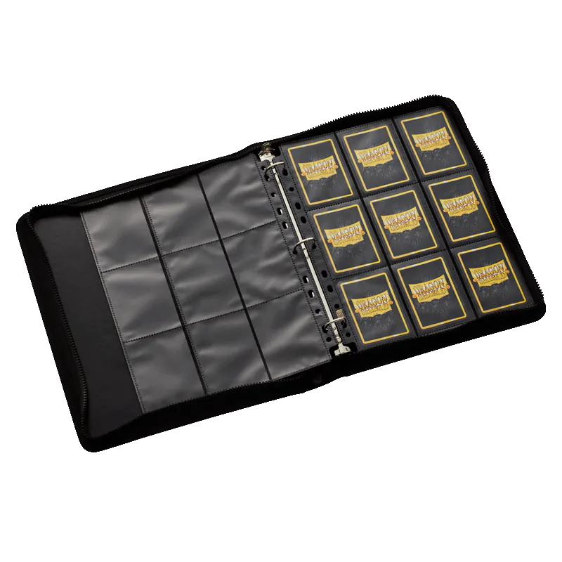 Dragon Shield: Card Codex Zipster Binder - Ashen White (Regular) | Total Play