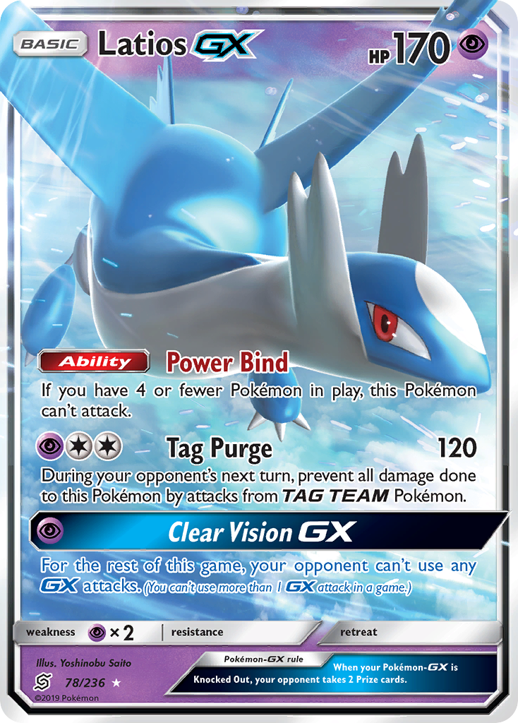 Latios GX (78/236) [Sun & Moon: Unified Minds] | Total Play