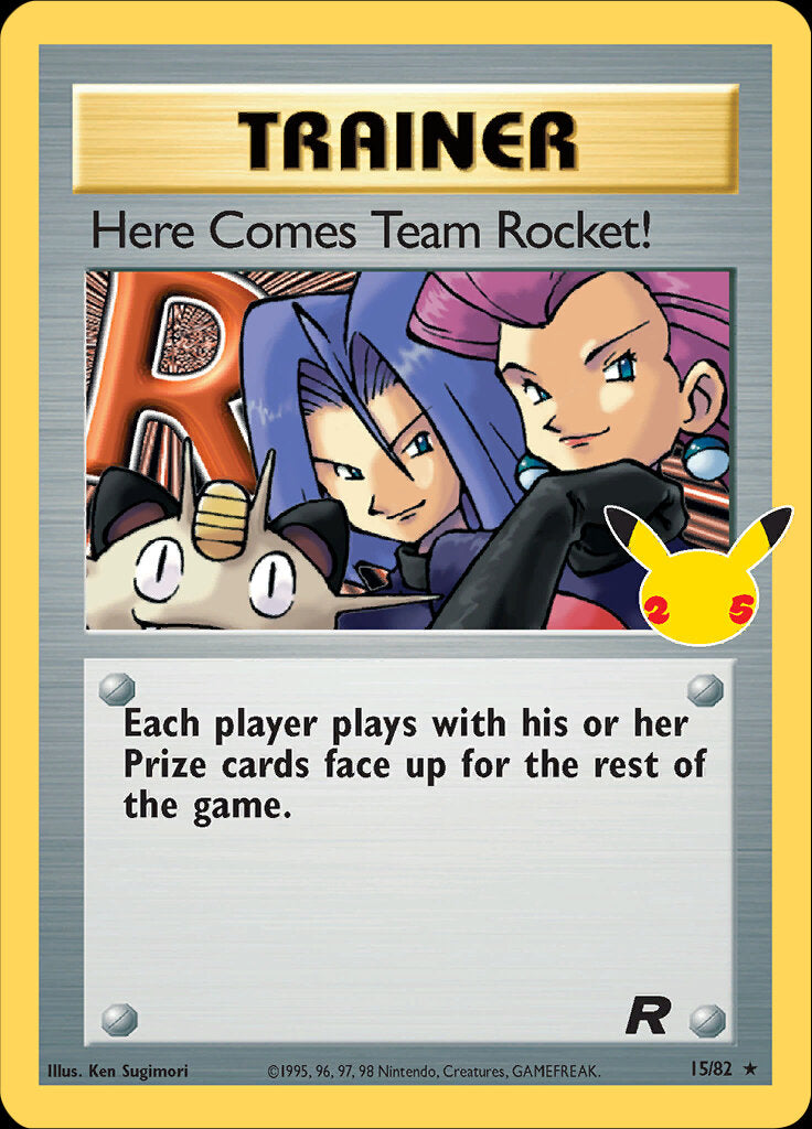 Here Comes Team Rocket! (15/82) [Celebrations: 25th Anniversary - Classic Collection] | Total Play
