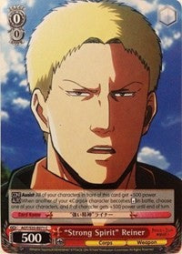 "Strong Spirit" Reiner (AOT/S35-E071 C) [Attack on Titan] | Total Play