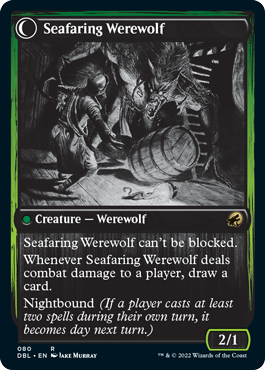 Suspicious Stowaway // Seafaring Werewolf [Innistrad: Double Feature] | Total Play