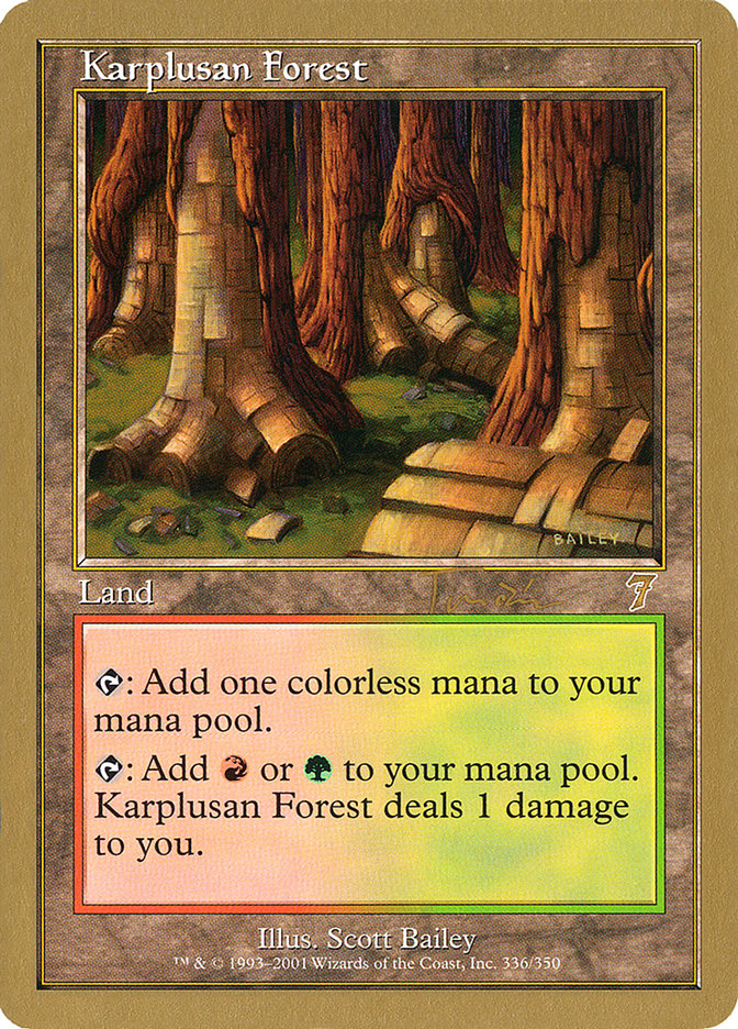 Karplusan Forest (Jan Tomcani) [World Championship Decks 2001] | Total Play