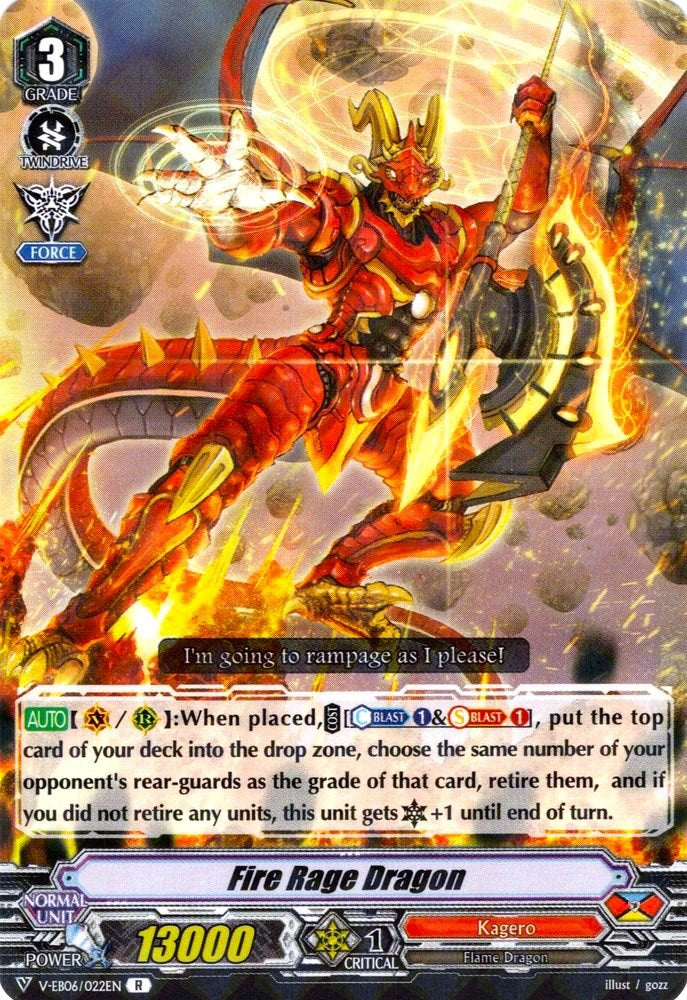 Fire Rage Dragon (V-EB06/022EN) [Light of Salvation, Logic of Destruction] | Total Play