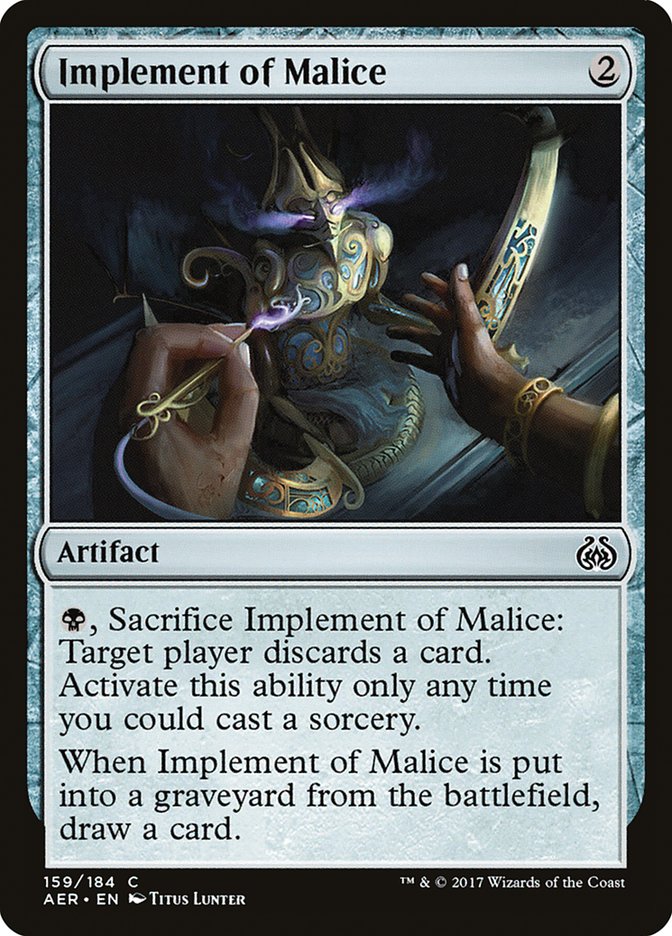 Implement of Malice [Aether Revolt] | Total Play