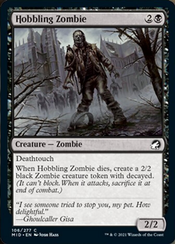 Hobbling Zombie [Innistrad: Midnight Hunt] | Total Play
