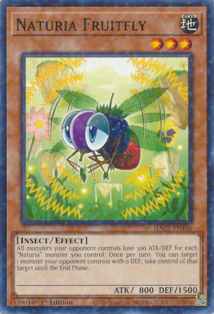 Naturia Fruitfly (Duel Terminal) [HAC1-EN106] Common | Total Play