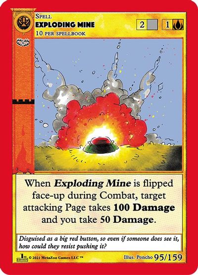 Exploding Mine [Cryptid Nation: First Edition] | Total Play