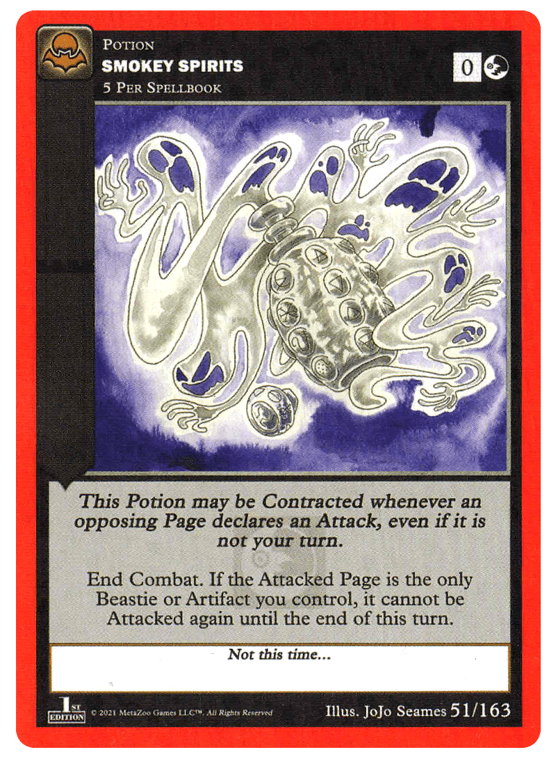 Smokey Spirits [Cryptid Nation: Nightfall First Edition] | Total Play