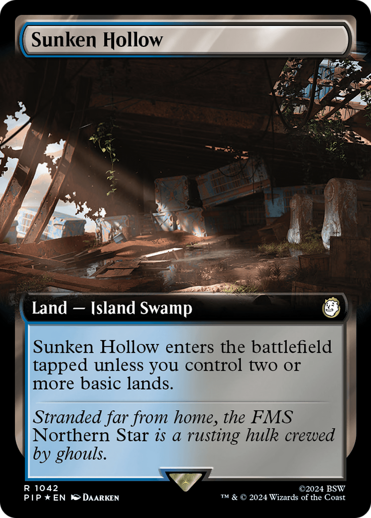 Sunken Hollow (Extended Art) (Surge Foil) [Fallout] | Total Play