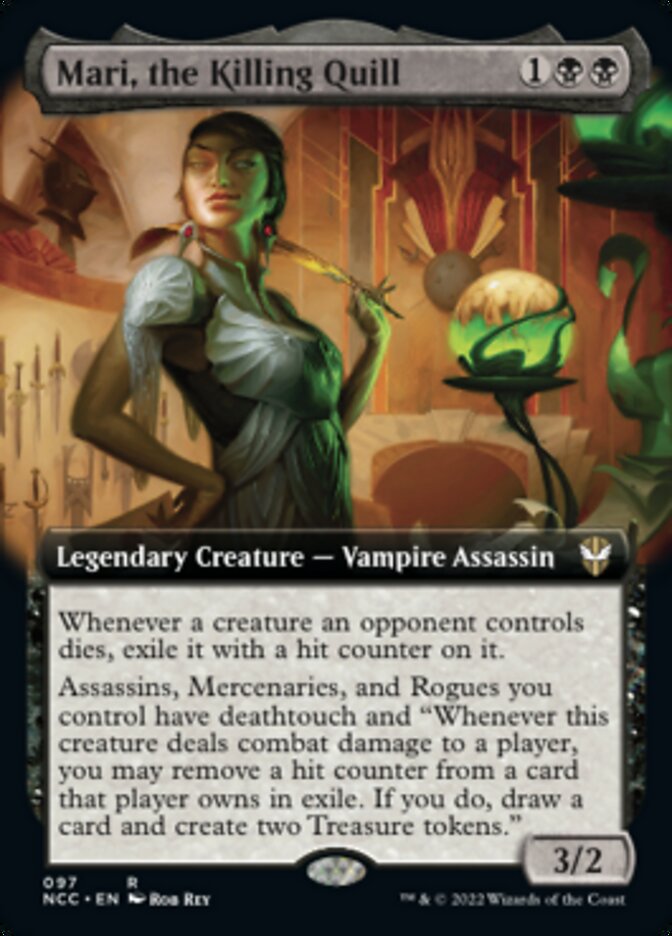 Mari, the Killing Quill (Extended Art) [Streets of New Capenna Commander] | Total Play
