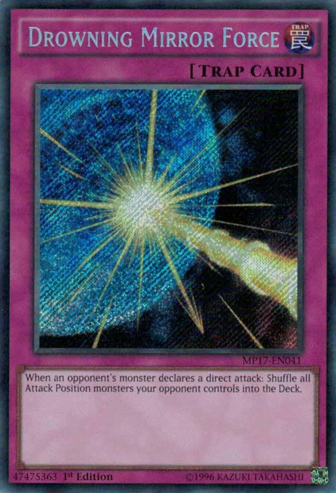 Drowning Mirror Force [MP17-EN041] Secret Rare | Total Play