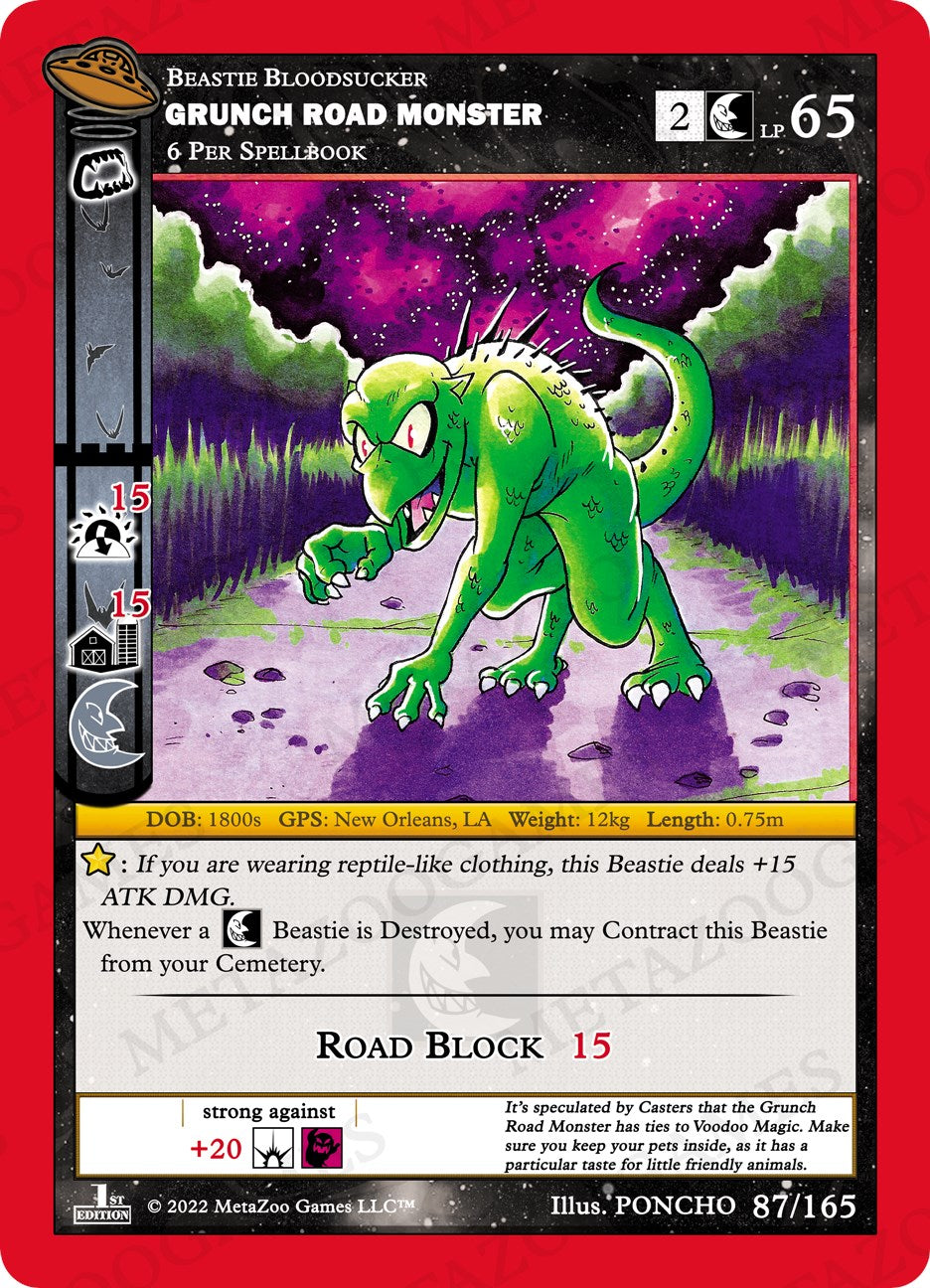 Grunch Road Monster [Cryptid Nation: UFO First Edition] | Total Play