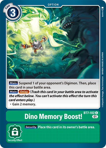 Dino Memory Boost! [BT7-102] [Next Adventure] | Total Play
