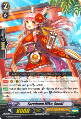 Foredoom Miko, Sachi (G-CHB02/047EN) [We ARE!!! Trinity Dragon] | Total Play