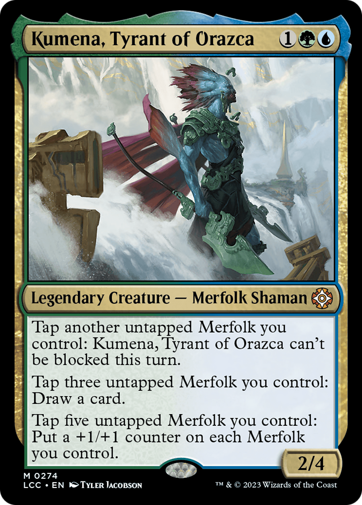 Kumena, Tyrant of Orazca [The Lost Caverns of Ixalan Commander] | Total Play