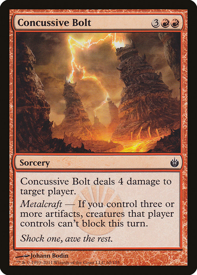 Concussive Bolt [Mirrodin Besieged] | Total Play